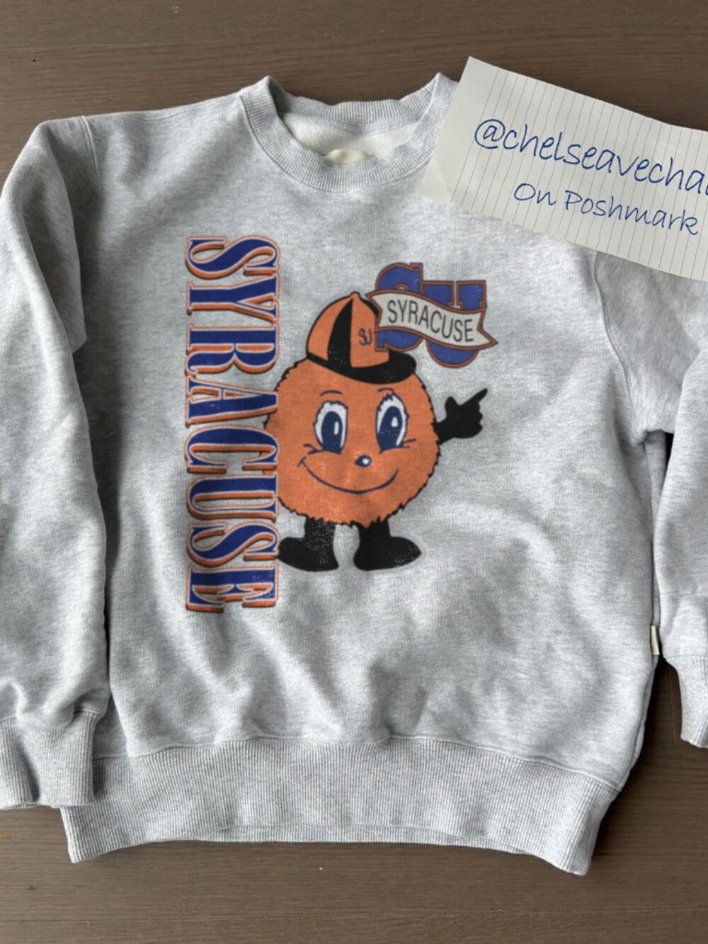 Vintage Style 90s Syracuse University Sweatshirt, Syracuse Orange Football Tee